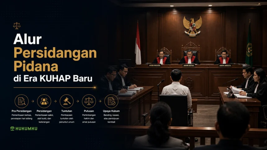 alur persidangan pidana di era kuhap baru