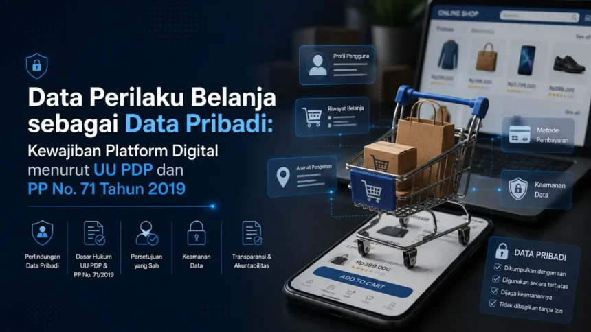 data perilaku belanja sebagai data pribadi